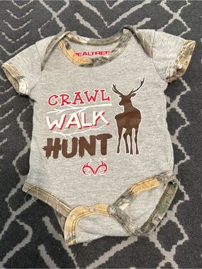 Baby boy realtree onesie